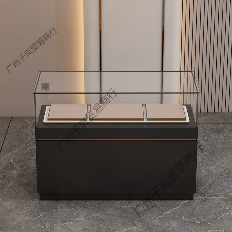 高端展柜商场玻璃柜展示柜珠宝首饰柜台展览陈列柜博物馆文物展台