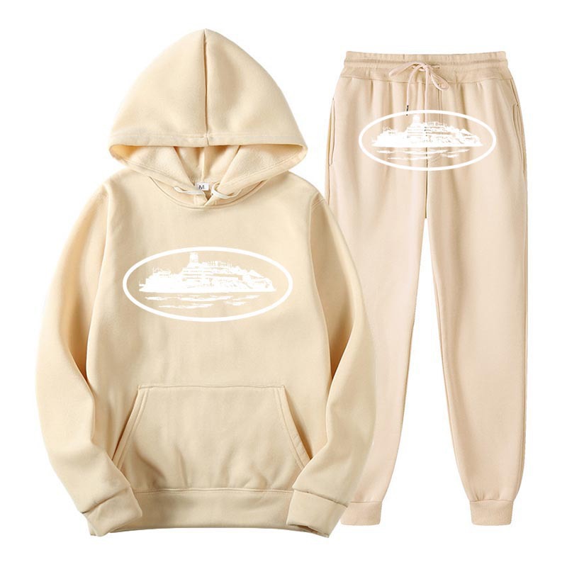 Europa y los Estados Unidos Clint419 imprimir patrón de prisión demonio camiseta de camiseta y conjunto de terciopelo al por mayor suelto nuevo