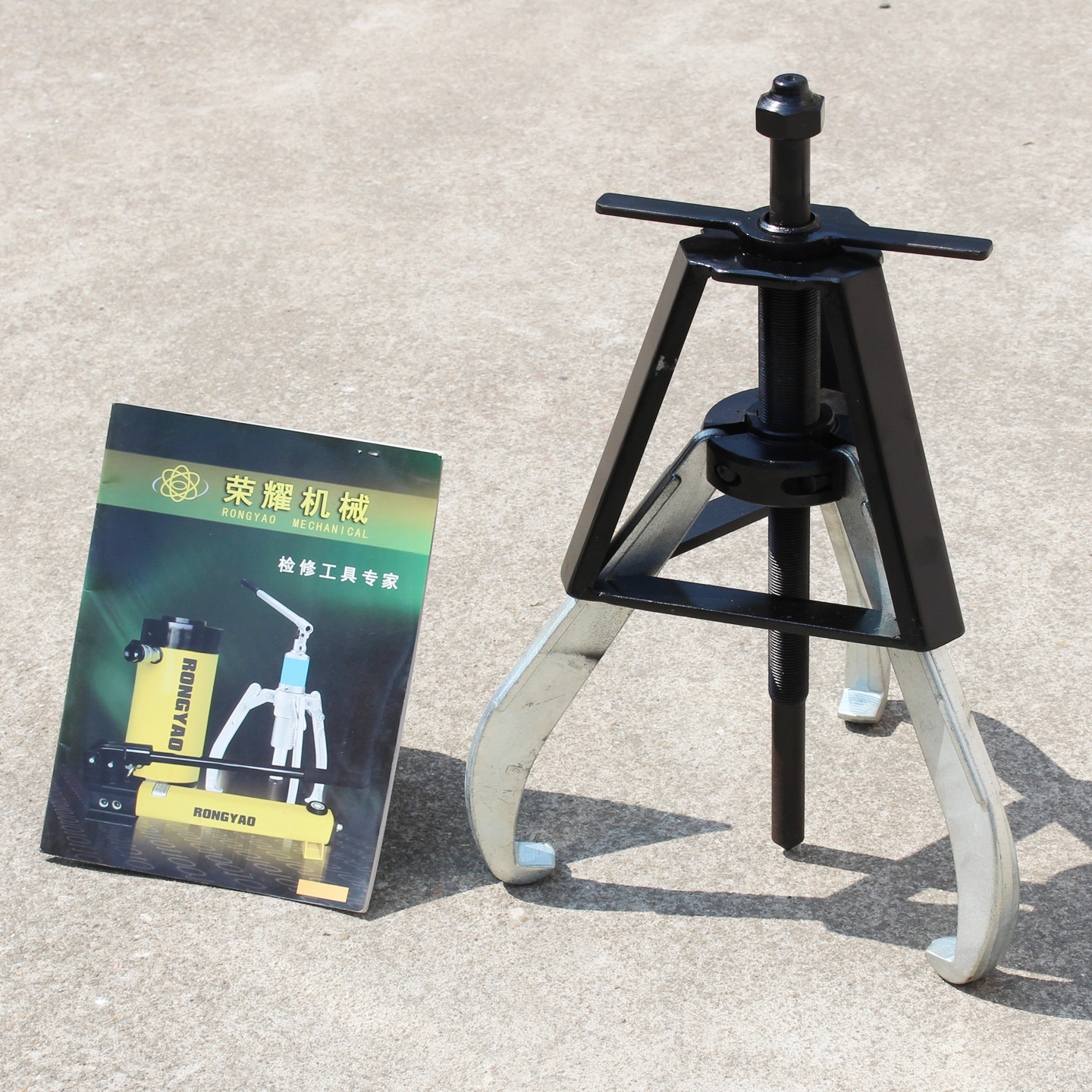 销售FEP型5吨防滑拉马10吨手动防滑拉马20吨螺旋丝杆拆卸拉马