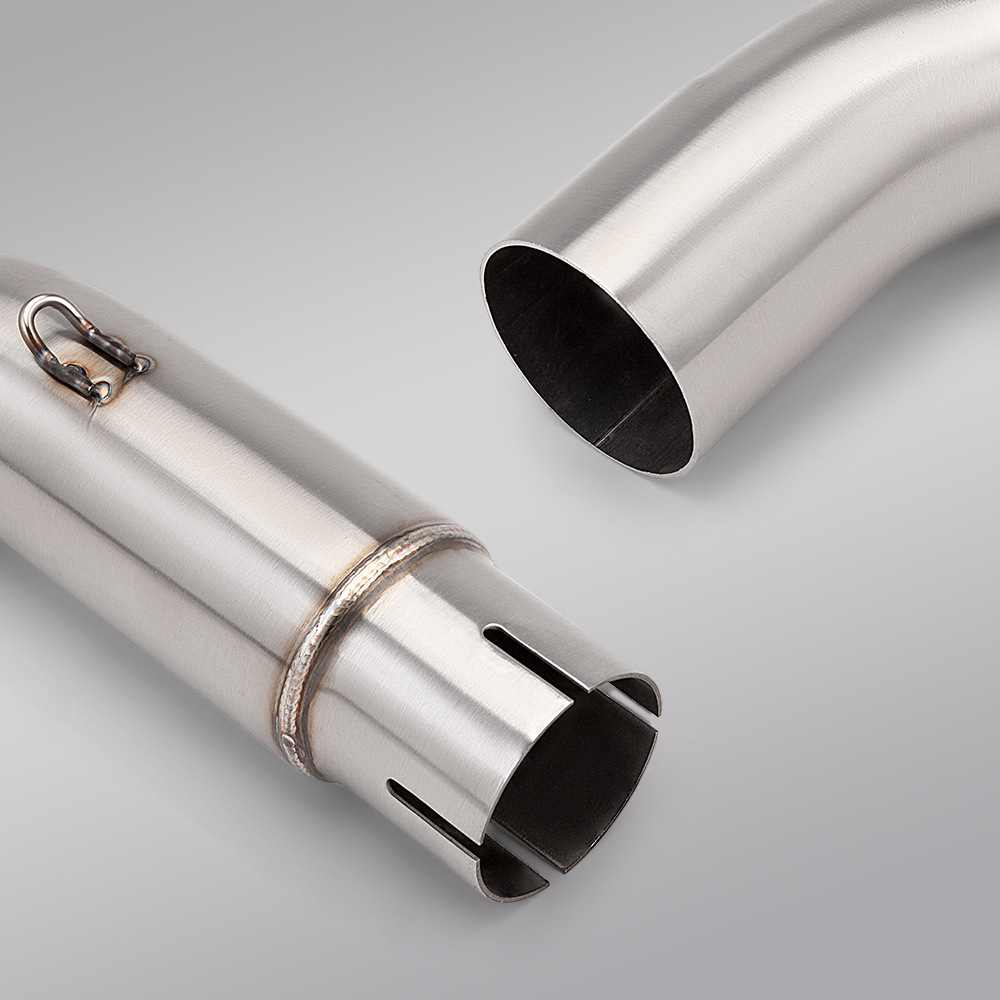 Motorcycle Exhaust Pipe Middle and Tail Muffler Set for Kawasaki Kymai 250Rr, Yoshimura Exhaust Tail Section