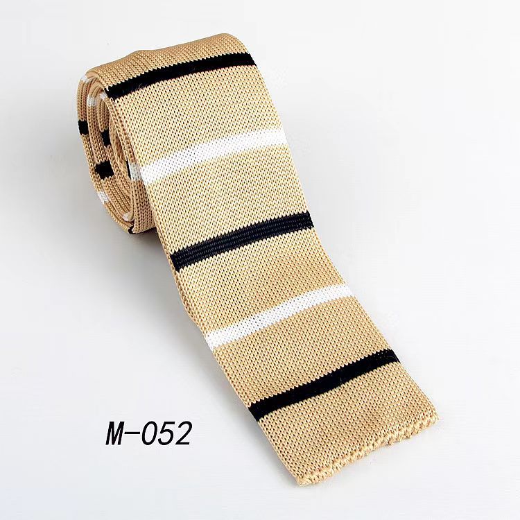 2026年新作メンズフラットタイプニットネクタイ 大人向けおしゃれで合わせやすいネクタイアクセサリー メーカー卸売