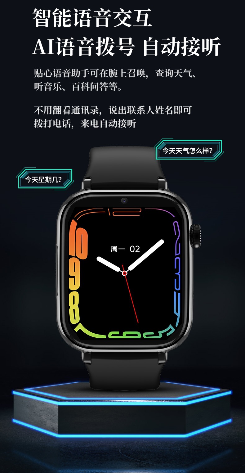 4G full-network compatible elderly smartwatch with positioning, intelligent voice and video, pc end with background anti-loss, and mobile phone anti-loss undefined