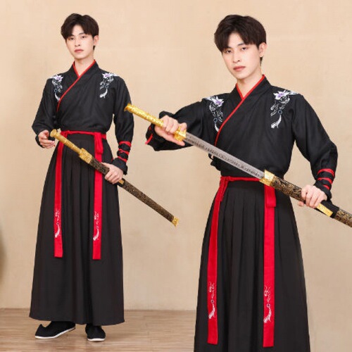 Shanlidaidi Improved Ancient Costume Hanfu for Women, New Chinese Style, Ancient Style Hanfu for Men, Hanfu for Male Students, Couple's Set, Class Uniform Set