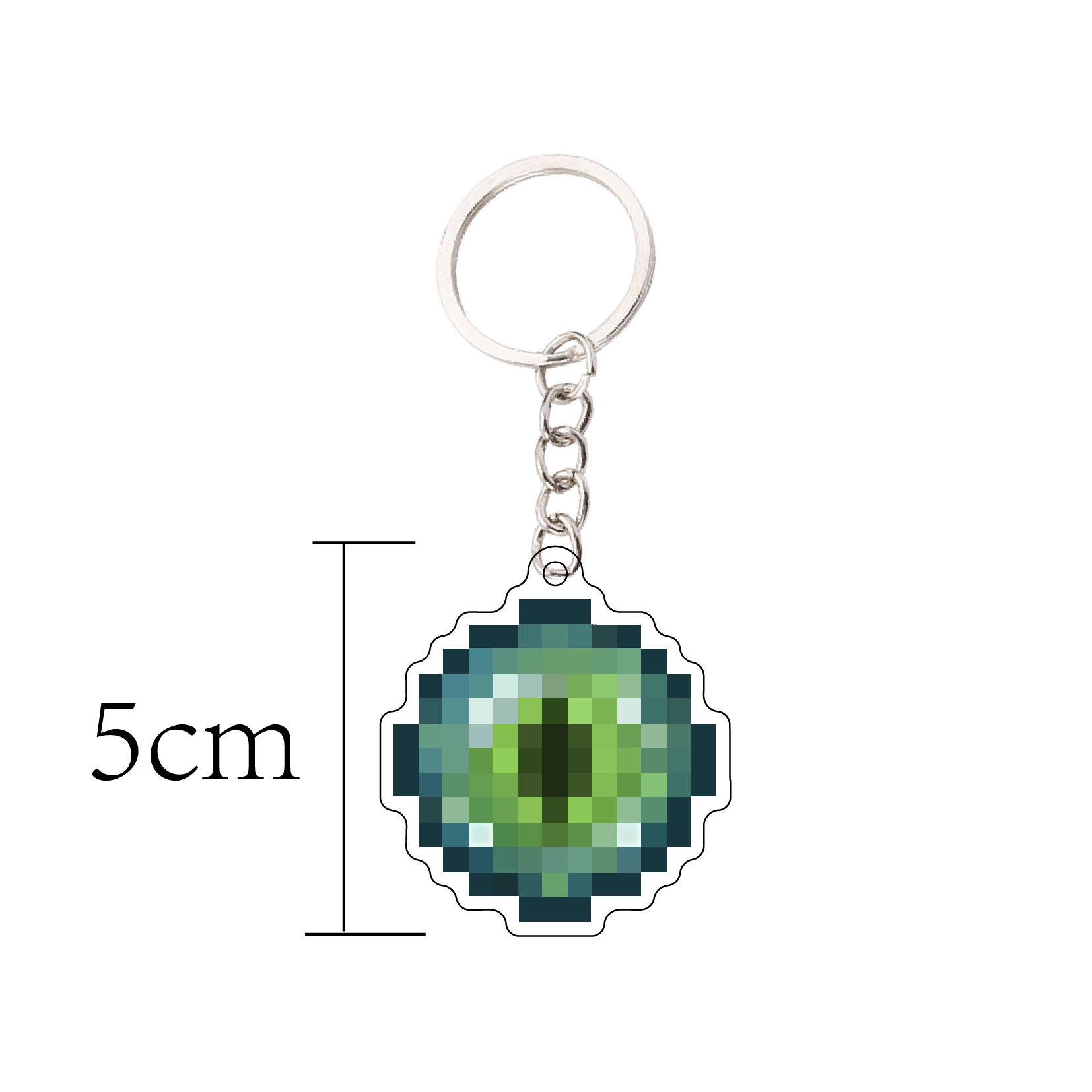 Mi mundo perimetral Minecraft llavero inmortal totem encantado oro manzana acrílico colgante regalo image 14