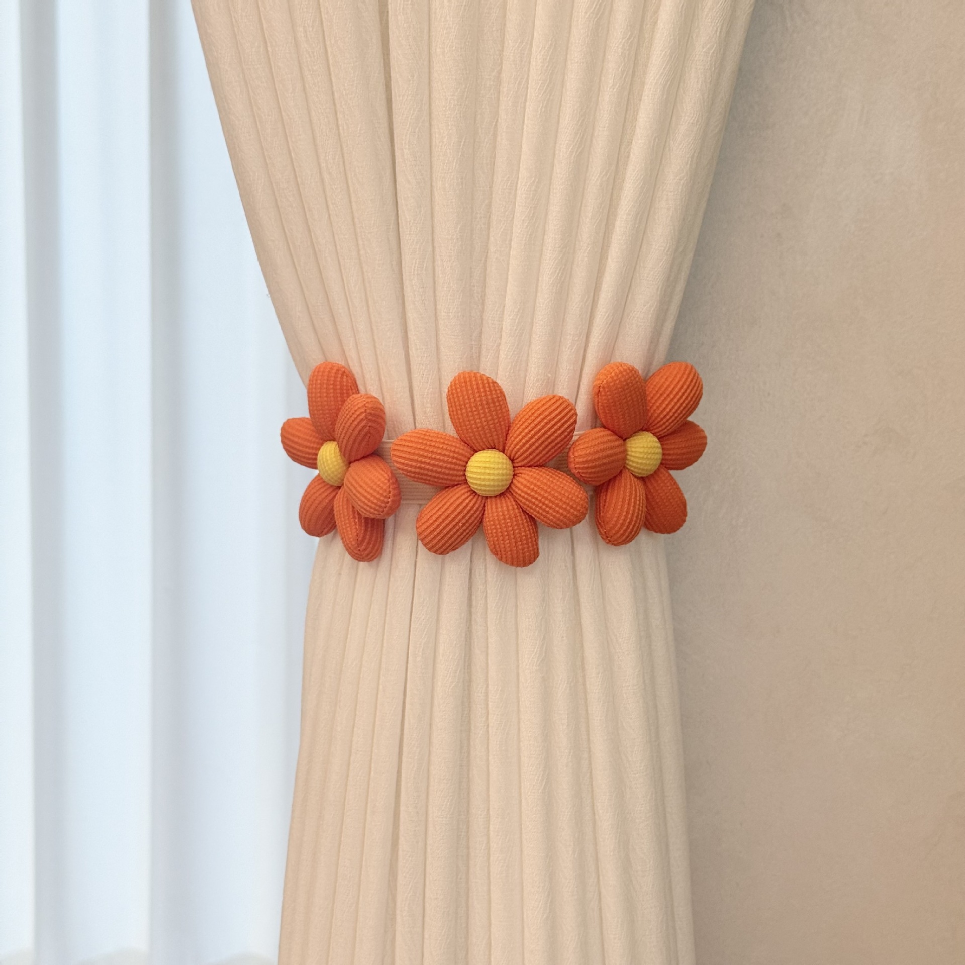 Correas de cortina de flores de dibujos animados TEMU transfronterizas listas para fábrica sin perforación, succión magnética y accesorios de cortina sin instalación image 52