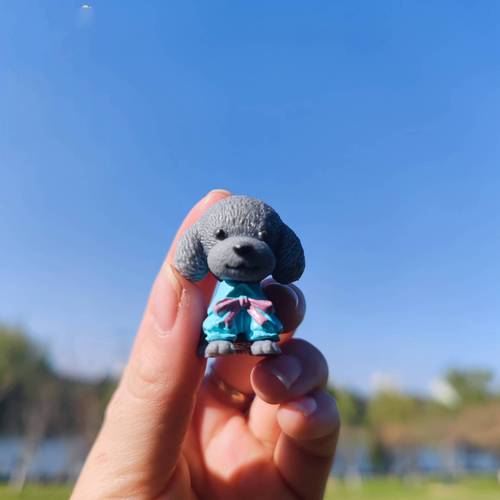 Puppy Teddy Manufacturer wholesale moss micro landscape ornaments PVC crafts DIY landscaping accessories accessories materials