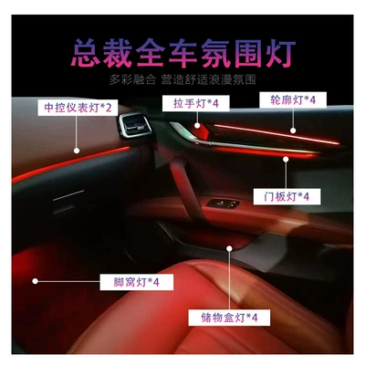 Car atmosphere light is Panel (Dashboard) işıqlandırması