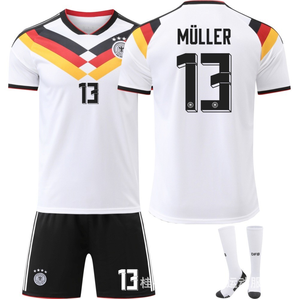 Camiseta de la Copa del Mundo de 2026 de la Selección Nacional de Alemania Casa de Hautz Muschia La Weldz Camiseta de fútbol Hombre