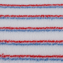工厂定制红蓝线条涤晴混纺滚筒刷绒布毛布面料抹水器上水器布料