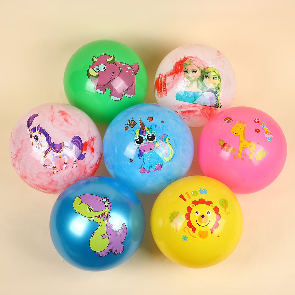 Manufacturer spot thickened PVC inflatable wave ball cartoon animal…