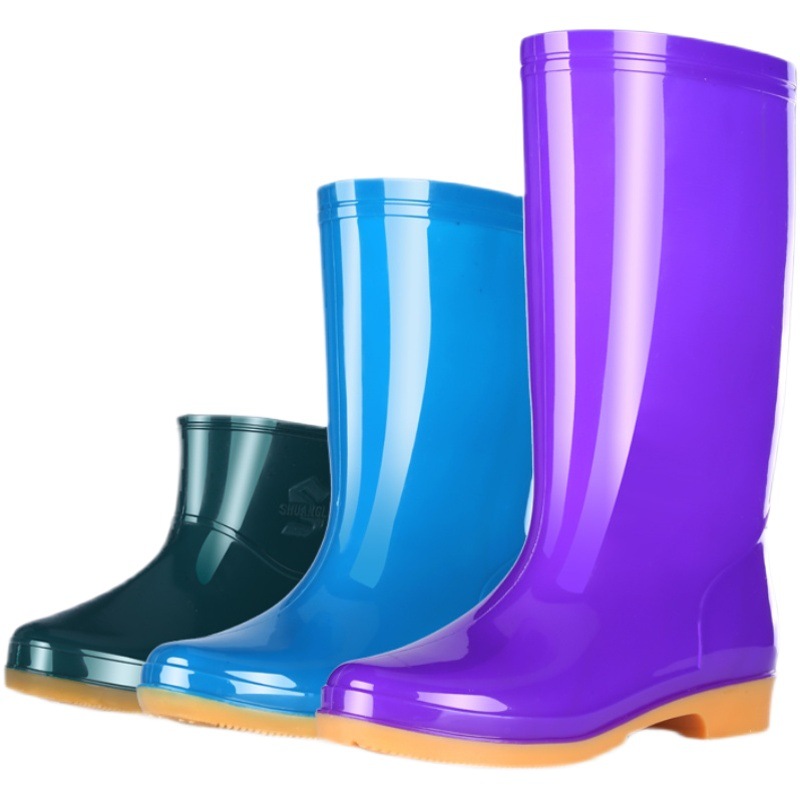 Women's Rain Boots, Labor Protection Shoes, Thickened Non-Slip Water Shoes, Rain Boots, Cotton Warm Winter Work Rubber Shoes, Wholesale Free Shipping