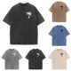 Cross-border Batik Snowflake Washed Old Men's and Women's Loose plus size Trendy Printing Street Trendy