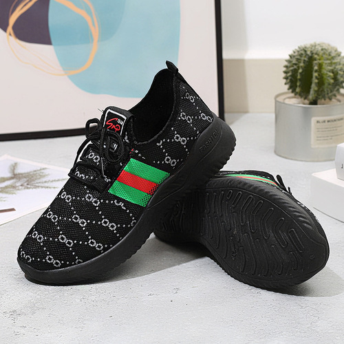 Women's Coconut Shoes  Spring, Summer and Autumn New Women's Trendy Shoes Versatile Mesh Shoes Casual Sports Shoes Running Shoes Wholesale