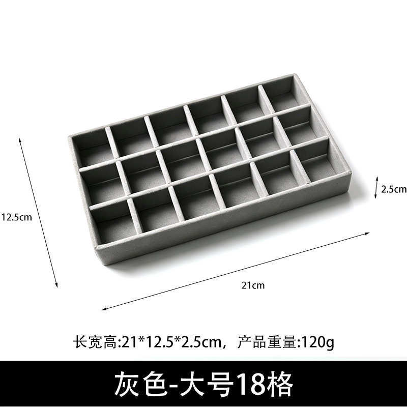 Caja de joyería en stock Caja de almacenamiento Caja de exhibición de joyería Paleta de joyería Paleta de almacenamiento de anillos de brazalete image 15