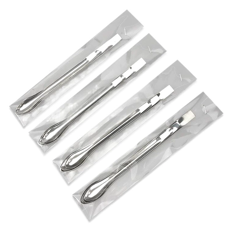 Фабрика поставляет 3*1 лекарственная ложка из нержавеющей стали независимая упаковочная ложка с одной головкой, микро лекарственная ложка, шпатель, медицинская ложка