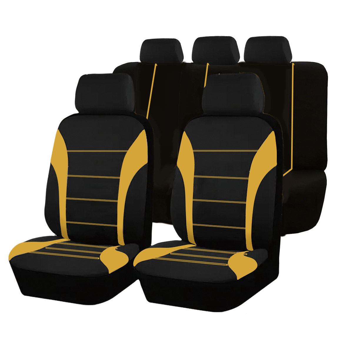 Cinco asientos generales, siete asientos, cubierta de asiento de furgoneta transfronteriza para diseño de línea de cintura, cojín de tela al por mayor