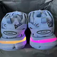 In-Stock Phutian Cross-Border Trade Ok Pure Original Cross-Border Paris 3Rd Generation Track3.0 Led Light-Up Couple's Dad Shoes