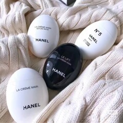 貿易スキンケア椿小香りガチョウの卵ハンドクリーム黒と白の卵保湿小石 N5 ハンドクリーム水分補給