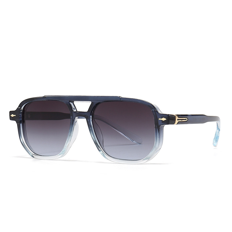 European and American cross-border Fashion Street shooting retro artistic sunglasses modern charm INS style anti-blue light sunglasses 6090_voghion.com