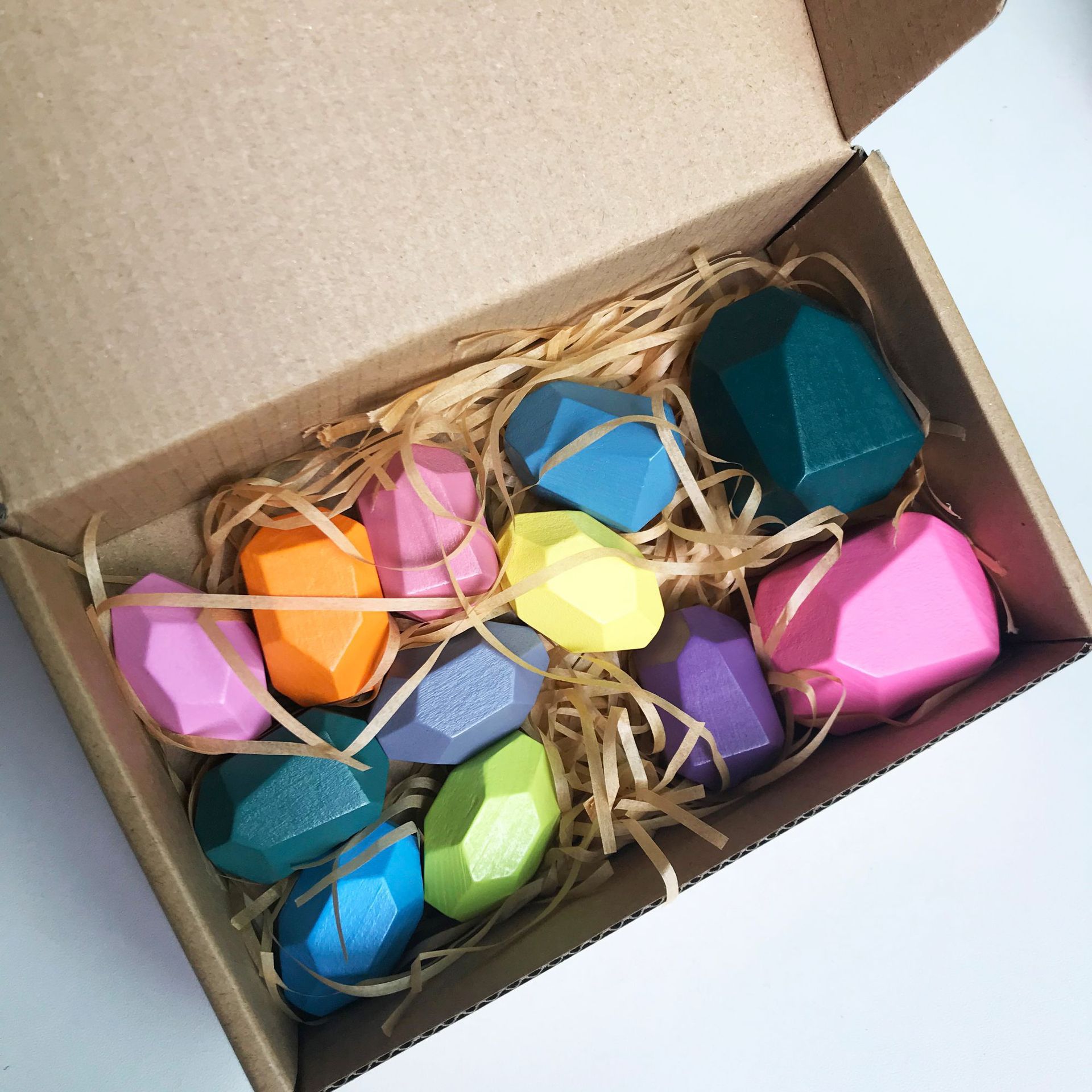 Weiweihu Juego de piedra apilada de color de madera Venta caliente transfronteriza de bloques de construcción de Jenga Juguetes educativos de entrenamiento de integración sensorial para niños