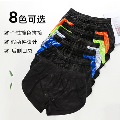 summer Thin section run Three minutes of pants Large Bodybuilding train Marathon shorts Quick-drying ventilation motion shorts