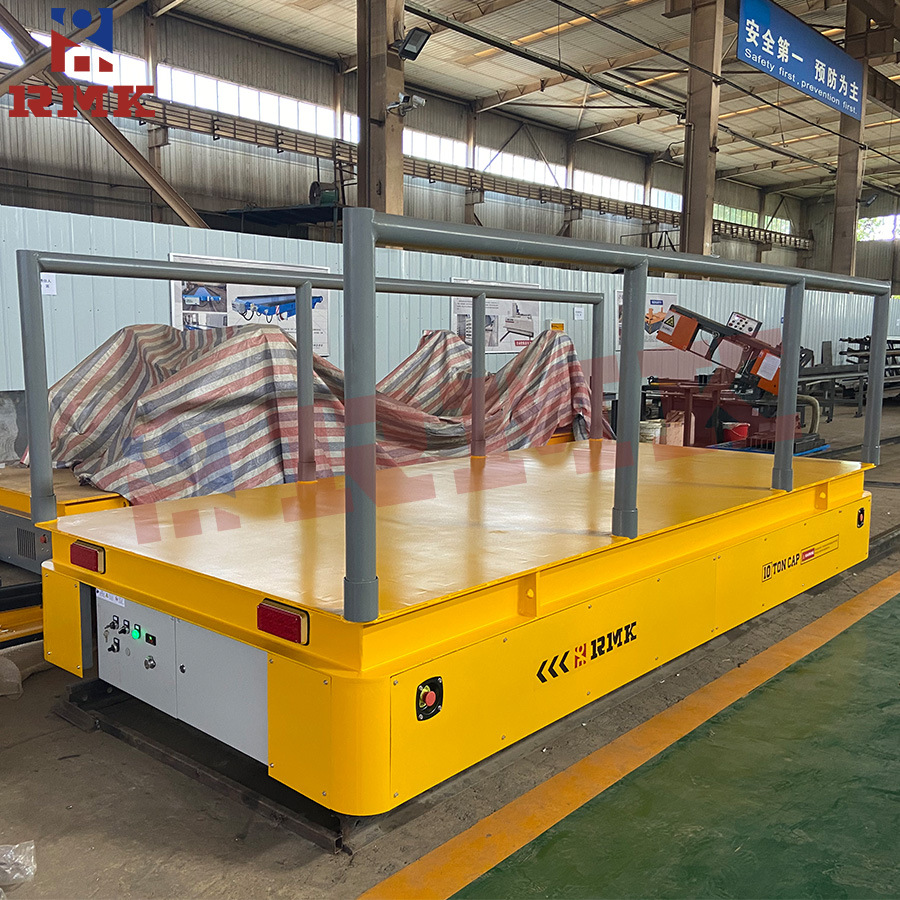 自动化钢轨地平车锻造模具装配用电动轨道车智能过跨车【睿迈科】