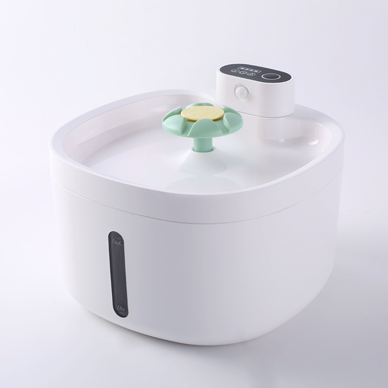 Dispensador de agua para mascotas alimentador de agua para perros inteligente inducción de larga resistencia dispensador de agua para gatos fácil limpieza suministros para mascotas