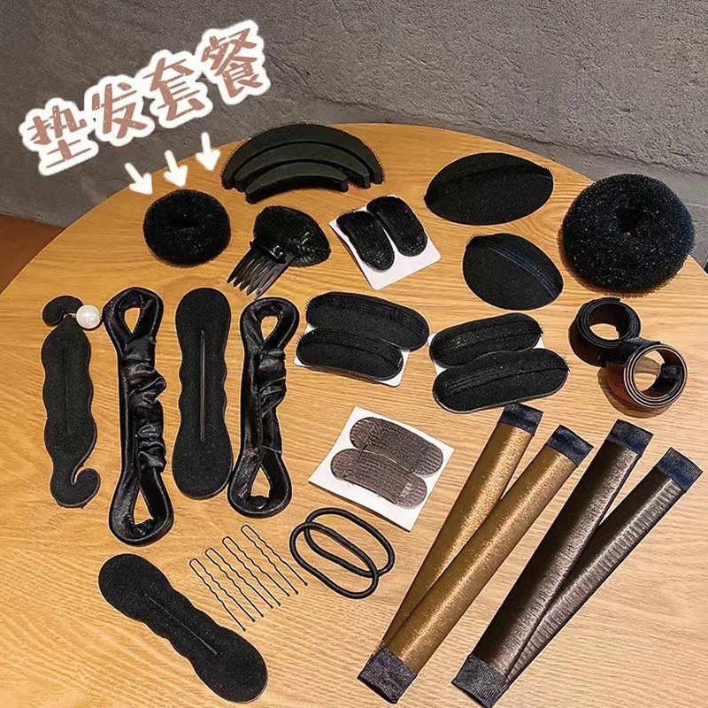 Coreano de alto cráneo invisible cabello flojo artefacto almohadilla de cabello almohadilla de cabeza raíz de cabello elevación pegatina de fleja clips para niños