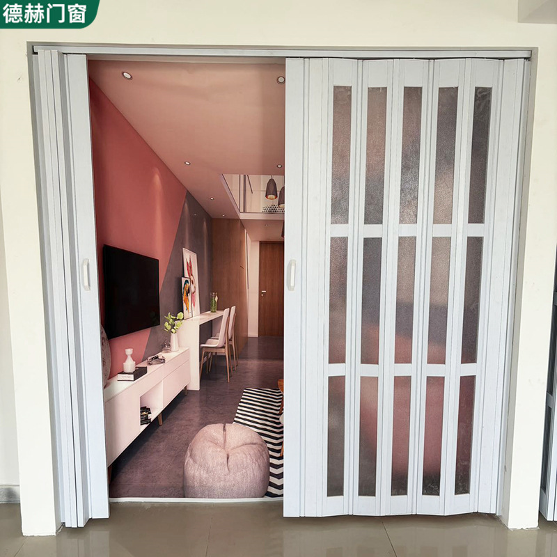 Living Room Balcony Upvc Folding Door Partition Temporary Sliding Door Manufacturer Custom-Made with Fast Delivery Living Room Balcony Upvc Folding Door Partition Temporary Sliding Door Manufacturer Custom-Made with Fast Delivery