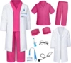 Set, plastic syringe, stethoscope