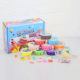 Factory direct supply AMZ 10PCs cotton mud set slime kit 50ml slime color mud yellow oil mud