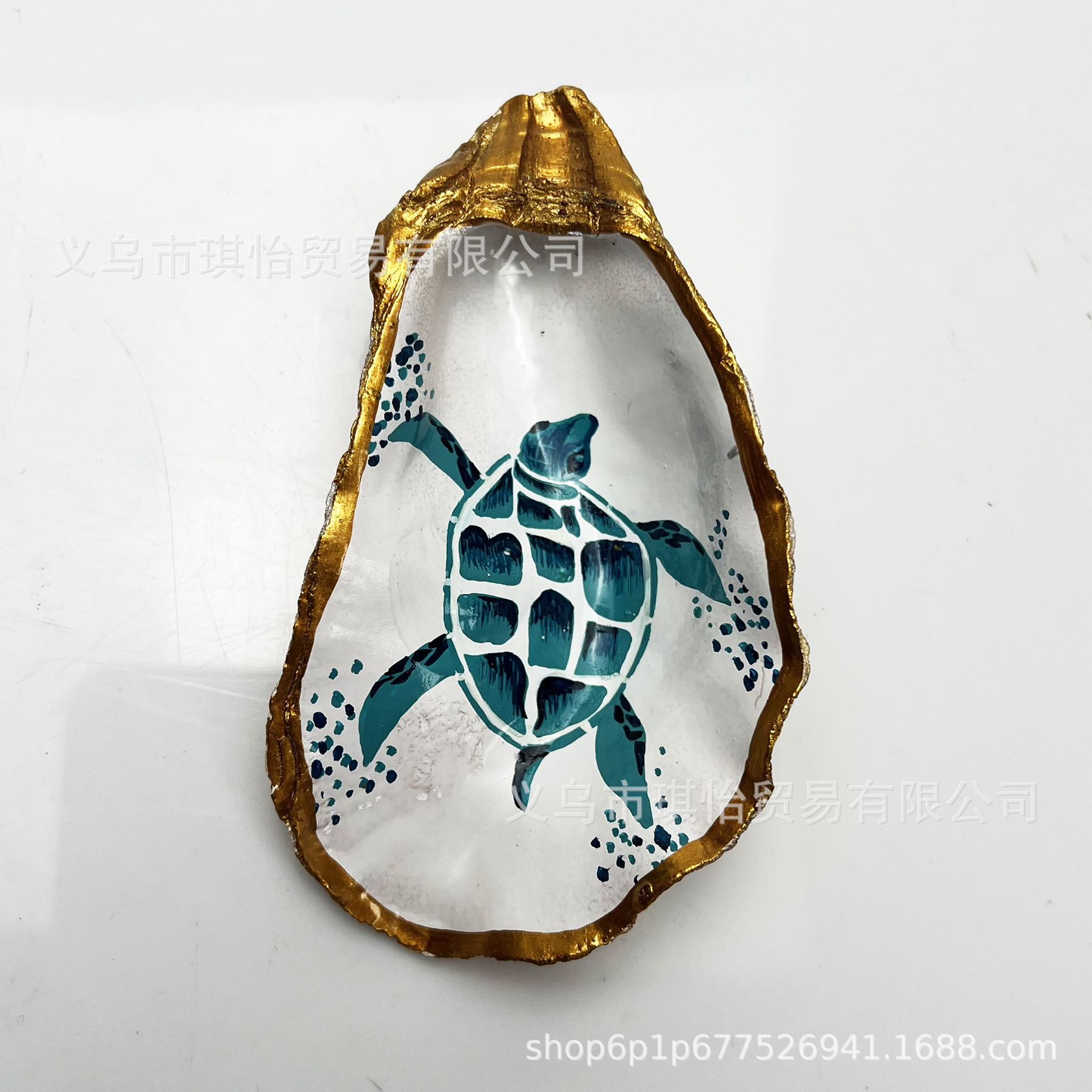 Transfronterizo nueva concha de OSTRA Flamingo Turtle Beach arte resina artesanía decorativa árbol de Navidad colgante al por mayor