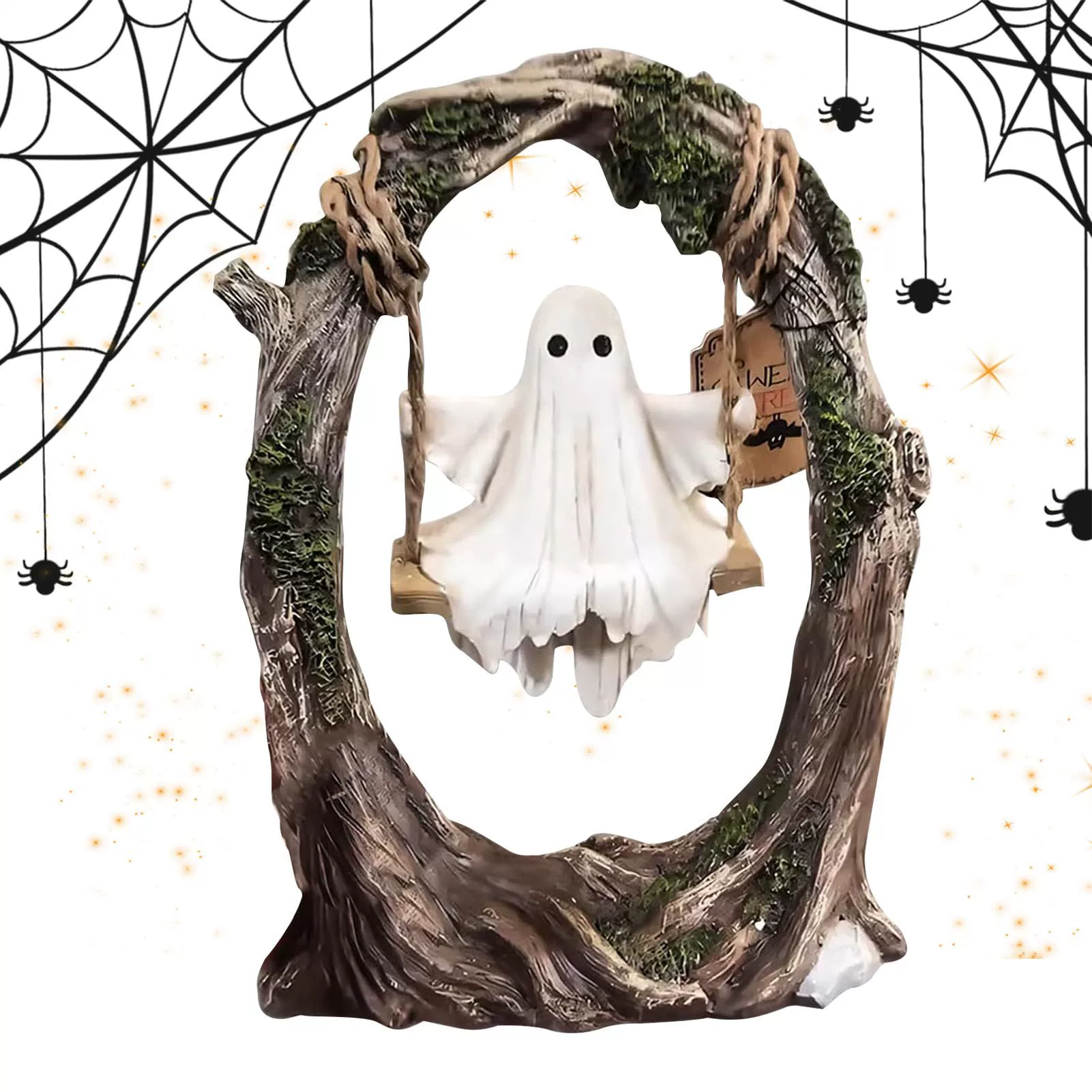 Кросс-бордерные новые качели-призраки, декор для сцены Хэллоуина, резиновые поделки