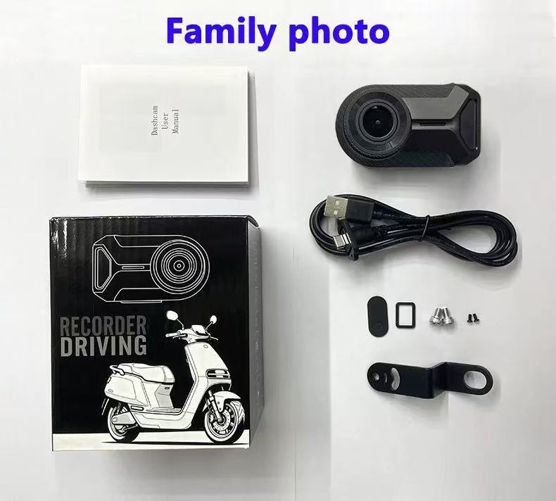 Cross-border best-selling cycling dashcam, waterproof high-definition motorcycle USB-powered WIFI recorder DVR