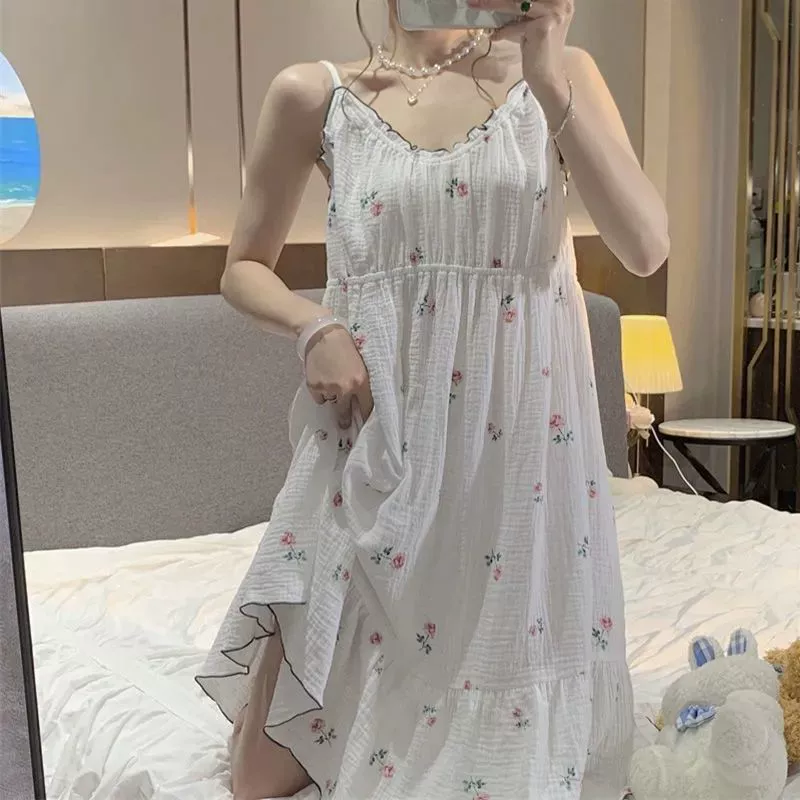 Top with cups, summer pijama, lace cute skirt, with short sleeve, internet celebrity