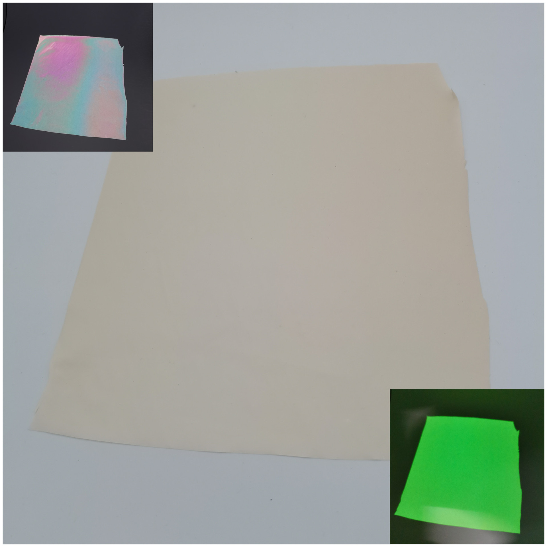 工厂夜光反光白色反光布夜光布棉服外套夹克用功能性反光面料