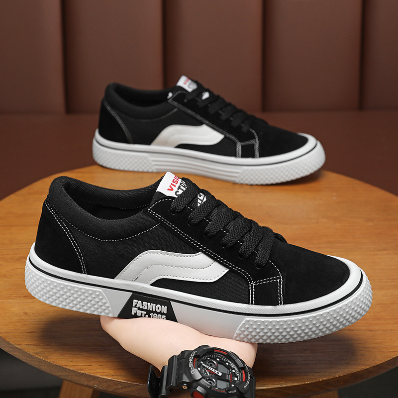 Zapatos de lona para hombres otoño 2025 nuevos zapatos de moda para hombres zapatos de skateboard para hombres zapatos deportivos casuales zapatos de moda para hombres