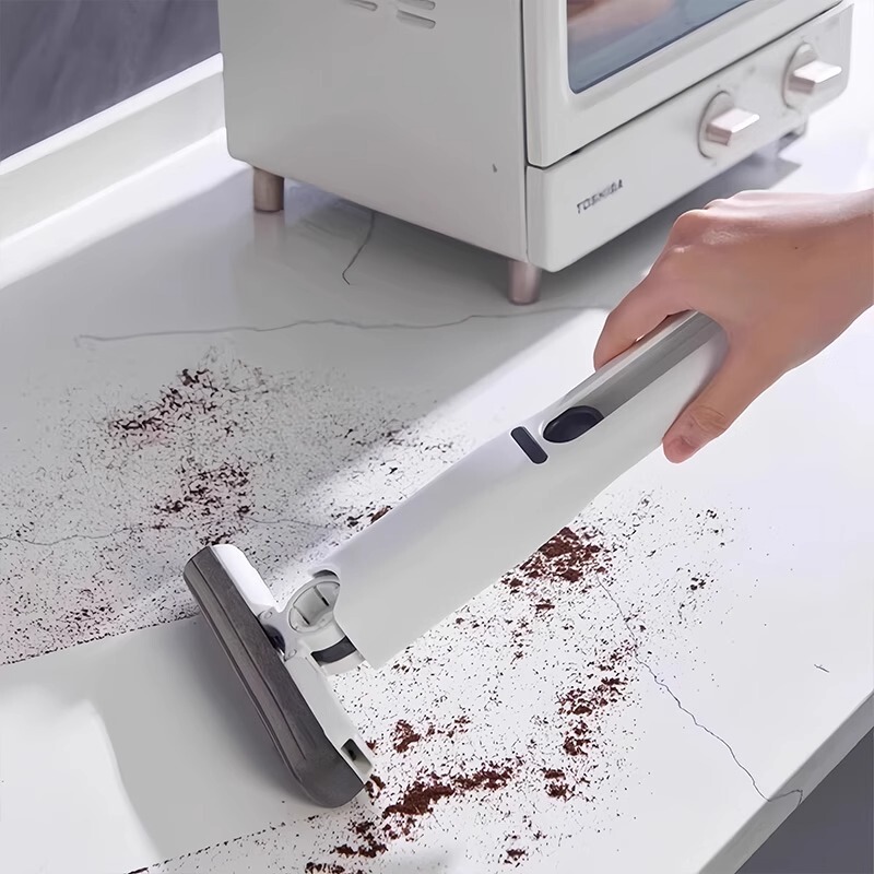 ミニモップスポンジ吸収性モップ家庭用デスクトップハンドヘルド手洗い不要のバスルーム怠惰なテーブルクリーニング|undefined