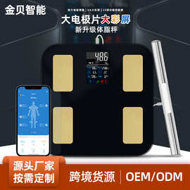 八电极体脂秤源头工厂批发外贸货源CE精准电子秤家用测脂肪减脂
