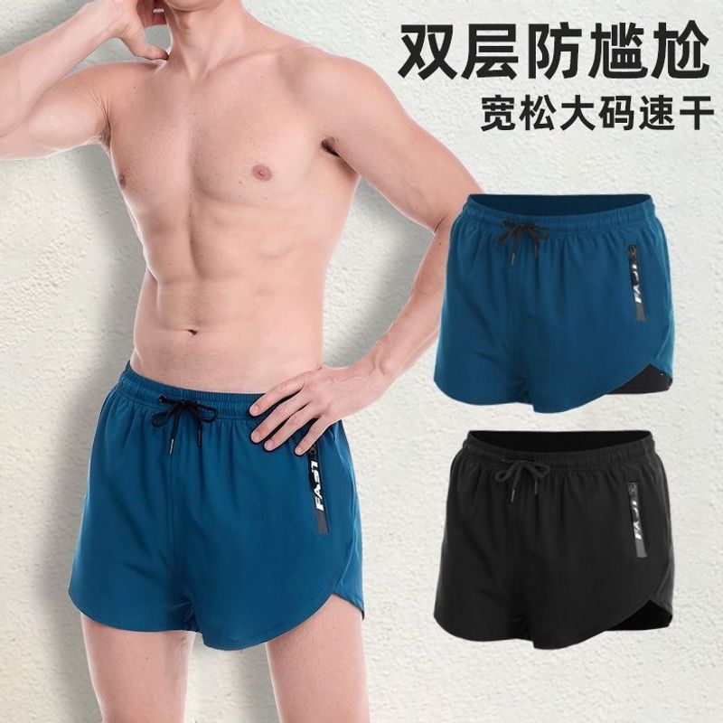 Men's Swim Trunks 2026 New Model Anti-Embarrassment Professional Loose-Fit Adult Swimwear Set Quick-Dry Beach Shorts
