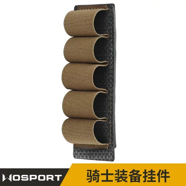 Wosport Knight Gear Pendant Elastic Storage for 5-Round 12-Caliber Equipment Outdoor Tactical Storage Mount