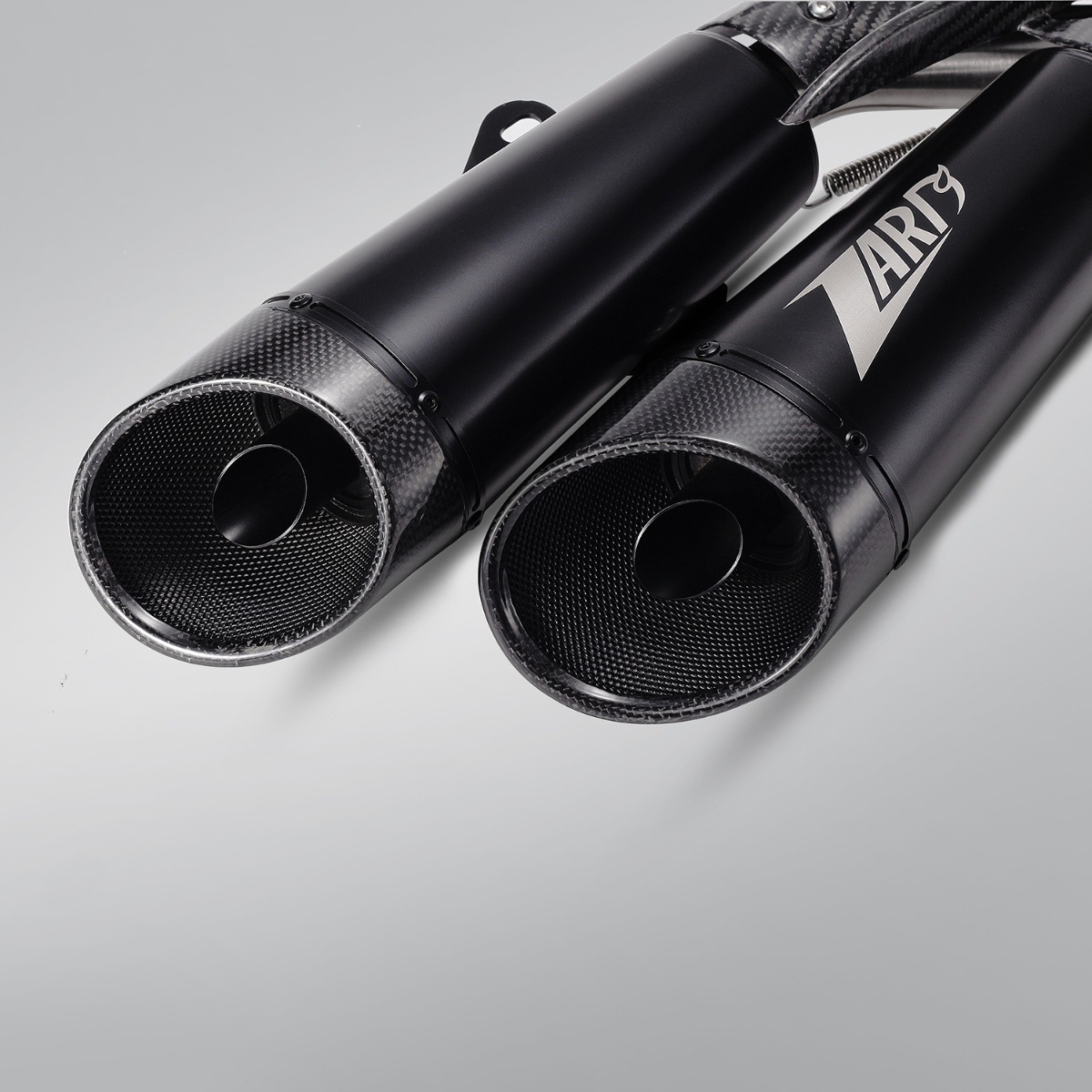 Suitable for motorcycle Kawasaki ninjaZX-4R RR modified tail section domestic silencer non-destructive double exhaust pipe