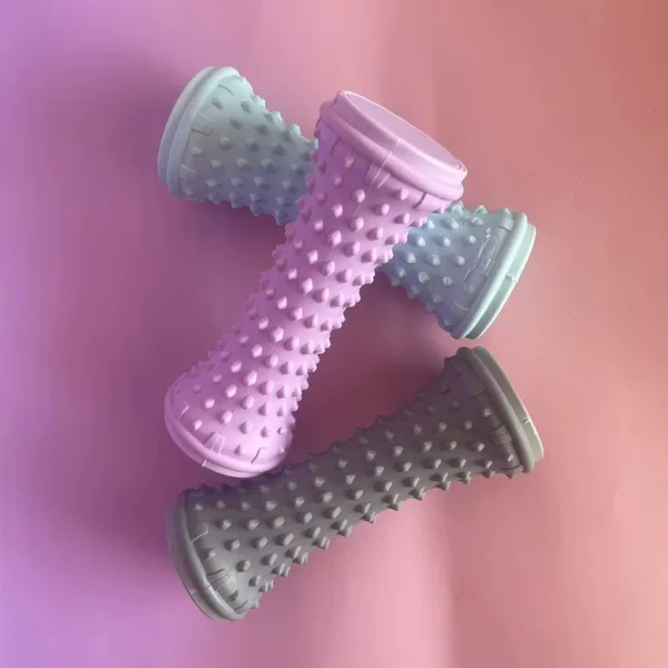 Yoga foot fascia massage wheel, portable foot relaxation tool, available in multiple colors, suitable for home use
