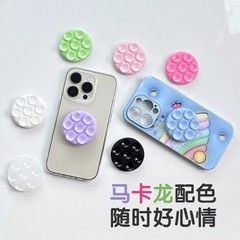 携帯電話シリコンエアバッグホルダーデスクトップ怠惰な折りたたみ伸縮式ラウンド携帯電話グリップ卸売ホルダー伸縮式