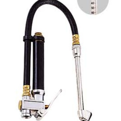 Pistola de presión de neumáticos medidor de presión de neumáticos pistola de aire medición de presión herramienta de llenado de aire de neumáticos con regla pistola de presión de neumáticos multifuncional