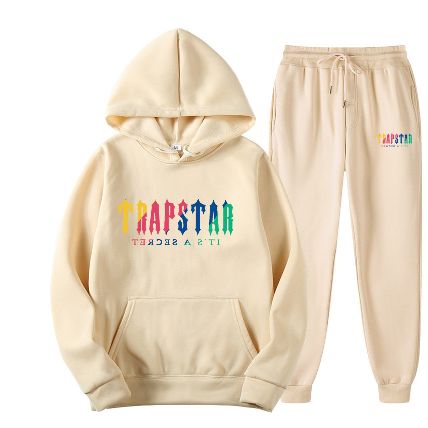 Otoño e Invierno pullover deportes suéter con capucha de los hombres y las mujeres calientes de dos piezas con capucha suelta + pantalones traje de jogging