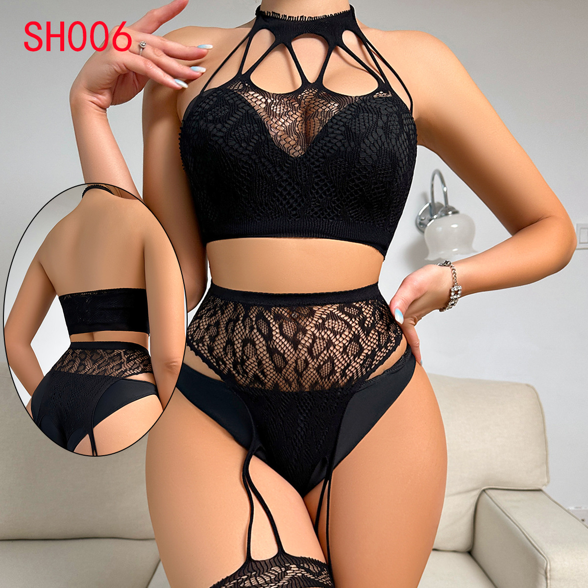 SH006 블랙(상+하)