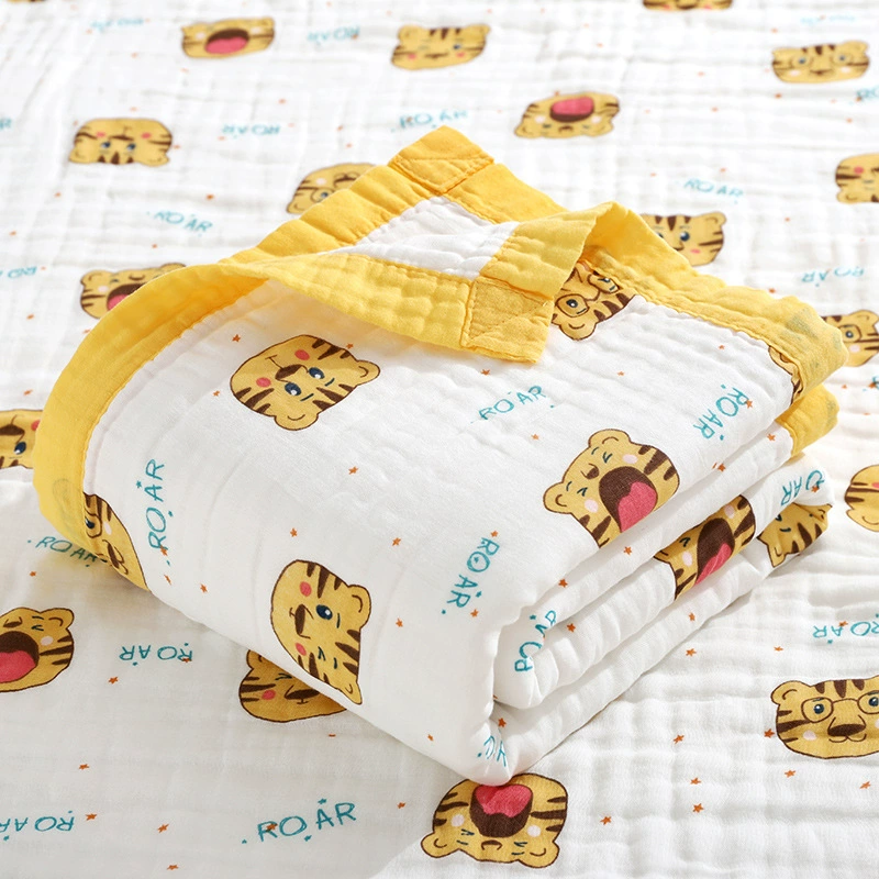 Children's cotton gauze bath towel