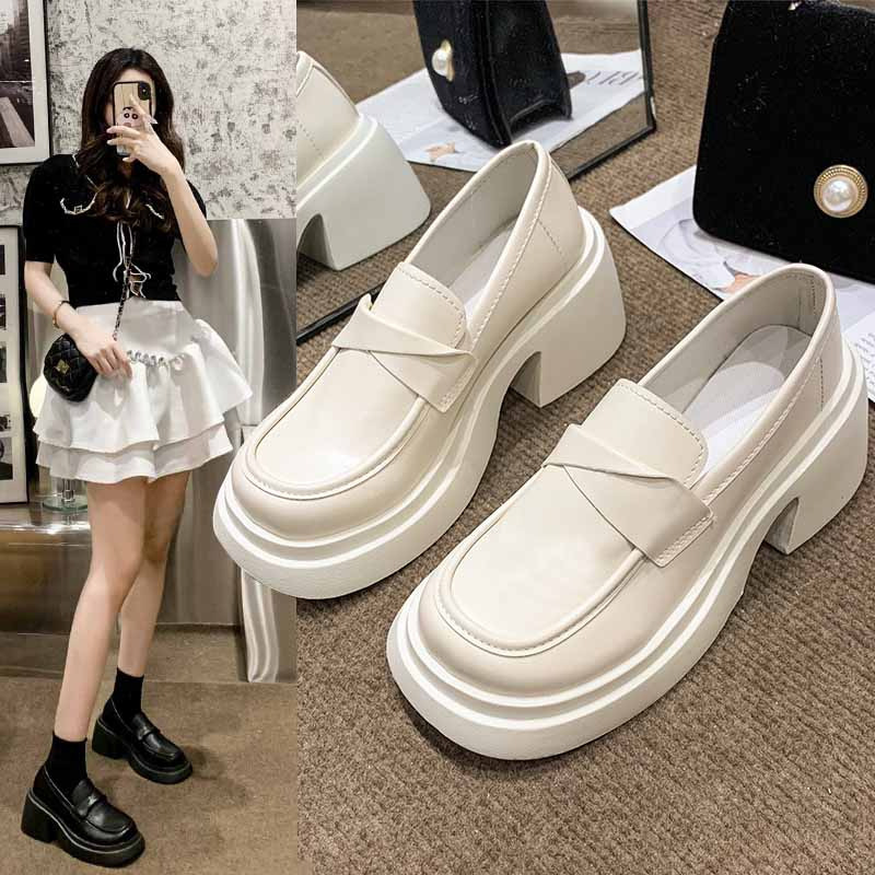 Summer loafers platform