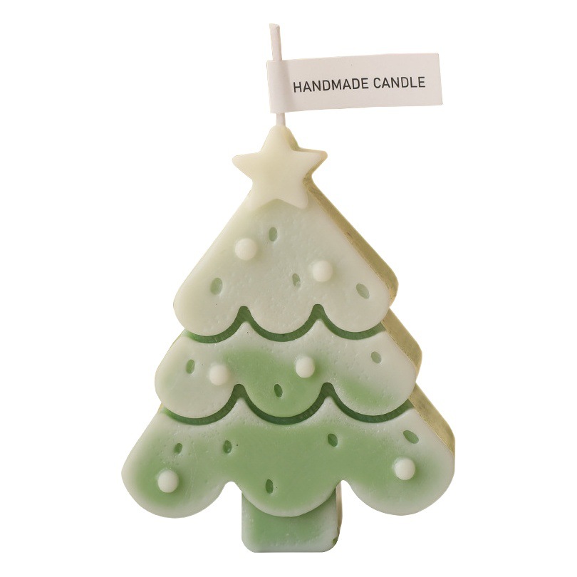 Velas aromáticas navideñas, velas aromáticas creativas con ambiente de árbol de Navidad, regalos navideños románticos